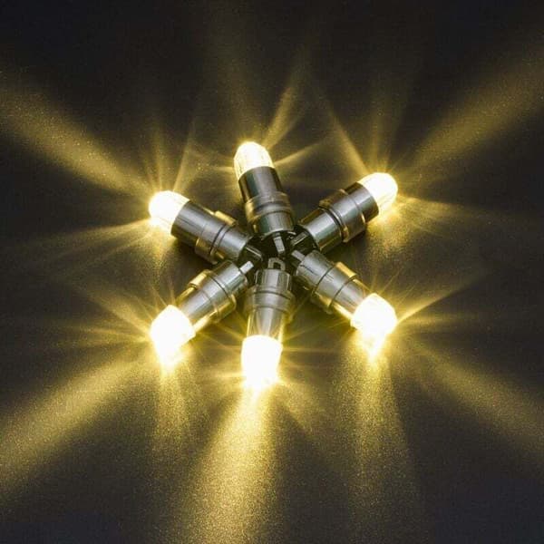 24 Mini LED-batterilamper Varmhvit for Papirlykter