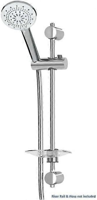 Duschhuvud | Vatten | 6 Sprayinställningar | Högtrycksduschhuvuden | Universal | Krom | Huvudset | Duschaccessoarer