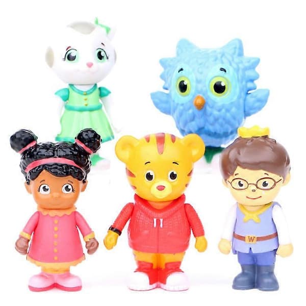 5 stk. Daniel Tigers kvarter figurer