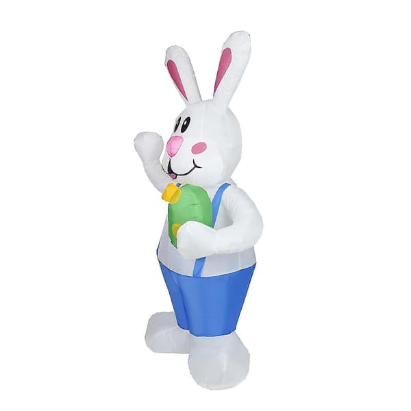 Easter Inflatable Standing Rabbit Inflatable Model Luminous Holiday Decoration