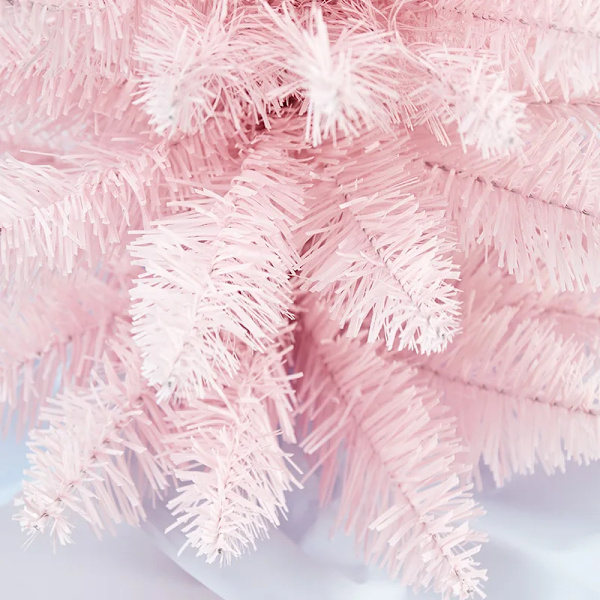60 cm Rosa Julgran PVC Fest Högtid Hem Display Prydnad
