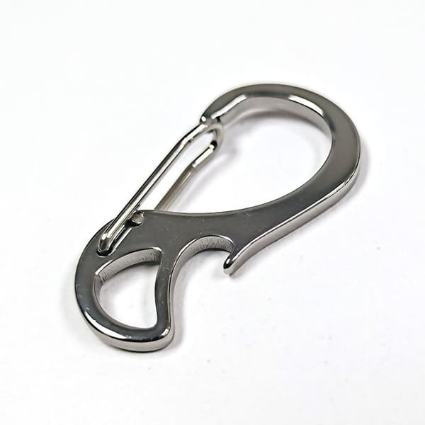 Multifunctional Stainless Steel Keychain, Backpack Hook, Carabiner, Bottle Opener. Durable, Scratch-Resistant, Rust-Resistant