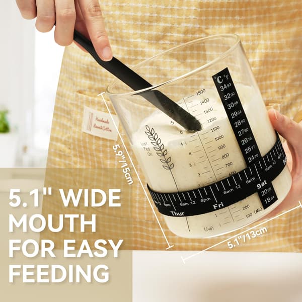 Brødstartpakke - 50 oz surdejsglas (50oz-1-pak)