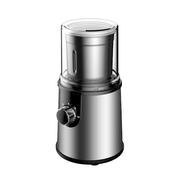 Elektrisk kaffekvern med avtakbar beholder, justerbar kaffebønnkvern for bønner, krydder, urter, nøtter, linfrø, rustfritt stål