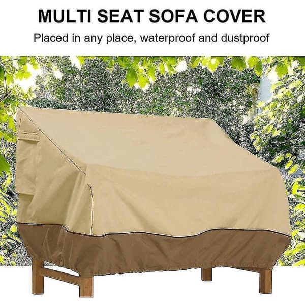 Garden Sofa Protective Cover, Waterproof and Windproof with Drawstring (b)