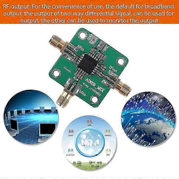 AD831 Højfrekvenstransducer RF-mixermodul 500MHz Båndbredde RF-frekvensomformer