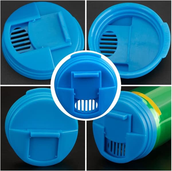 6 pcs Easy-Open Can Lids, Coca-Cola Leak-Proof Lids, Snap Spill Lids, PE