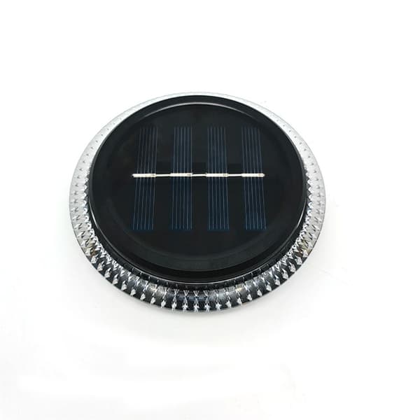 Udendørs solcellelampe, solcellelampe til haven 8 LED 360° solcellejordlampe