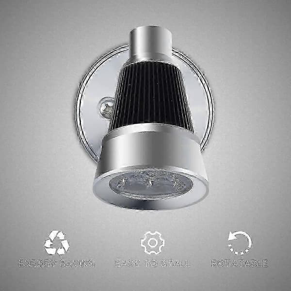 12V LED RV Reading Light with Switch, 3W Dimmable Wall Lamp for RV Interior Lighting, Caravan, Boat