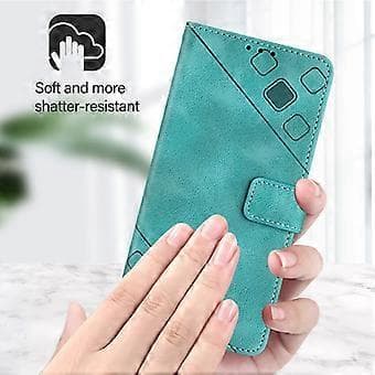 Embossed PU Case for Motorola Edge 30 Neo (Green)