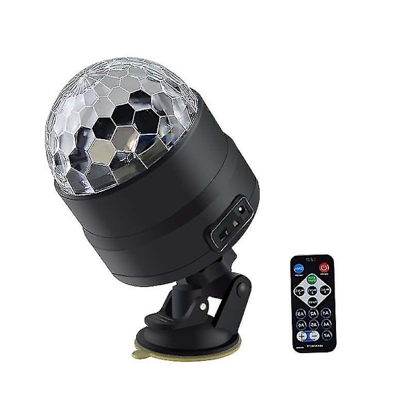 Oppgrader fullfarge discokule lys DJ lysshow lys LED mini festlys Dekorlys gavelampe magisk lys lydaktivert auto