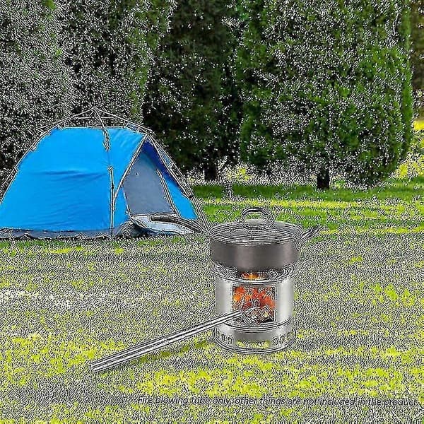 Udendørs ildblæser til camping, vandreture og overlevelse