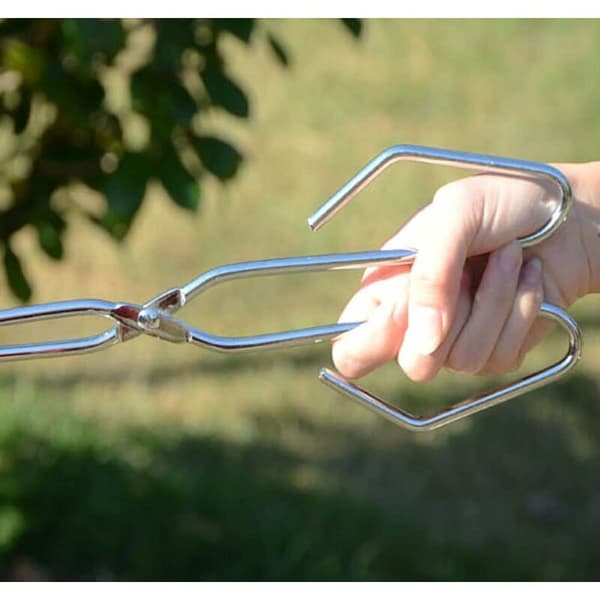 Trash Picker Tongs Scissors Trash Picker Clip with Long Handle, 32cm, Sunny