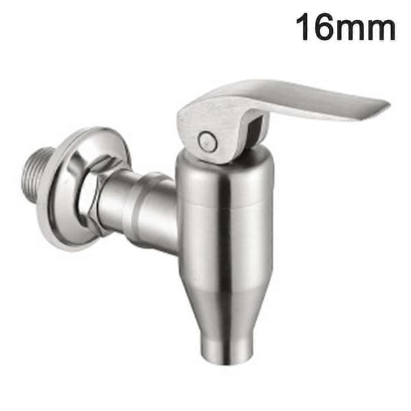 Udskiftningshaner til drikkevaredispenser i rustfrit stål, vinhane, juicehane, tappehane til øl, vanddispenser til ølfad (16 mm)