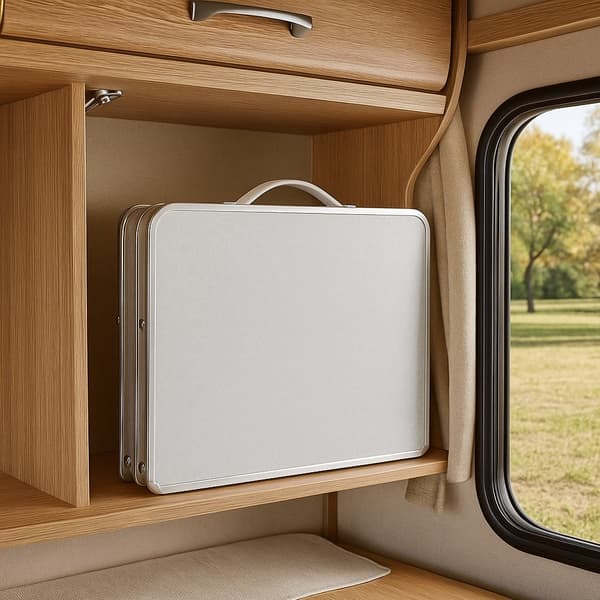 Fällbart lättvikts campingbord i aluminium 1000 1000