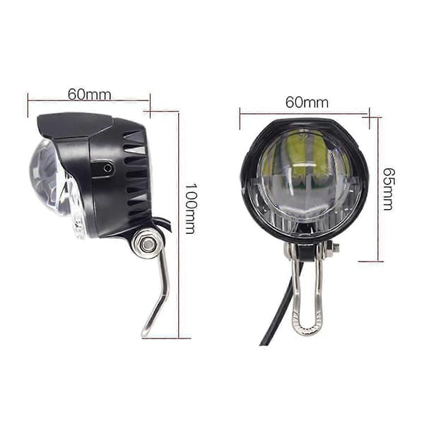 Electric Bicycle Light Set With Horn Including Ebike Taillight Both 12v 24v 36v 48v Led Control With Switch