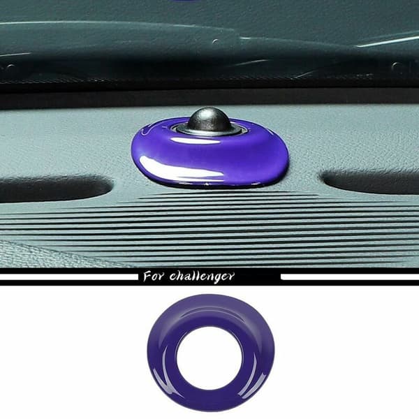 Bilsensorlist Trim Cover Interiør Tilbehør for 2015-2021 (Lilla)