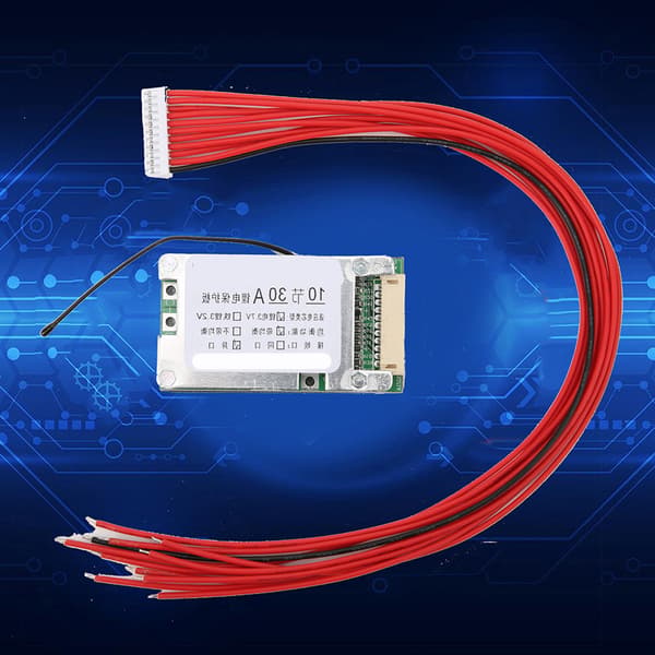 10S 36V 30A Liion Cell 18650 Batteribeskyttelse BMS PCB-kort med balansefunksjon