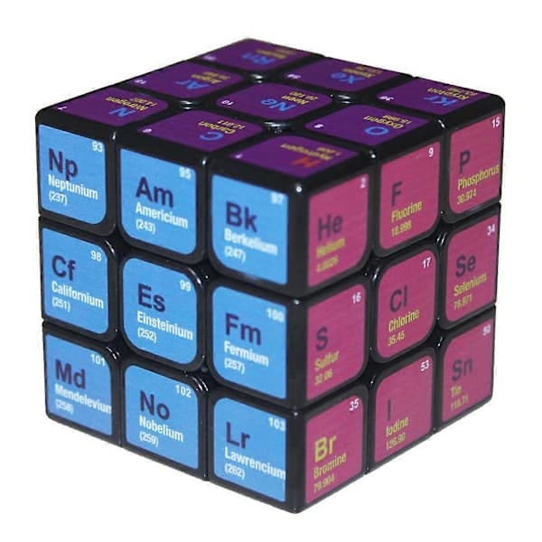 Multifunctional Cube Chemical Element Periodic Table 3rd Order Cube Learning Formula Christmas and Birthday Gift