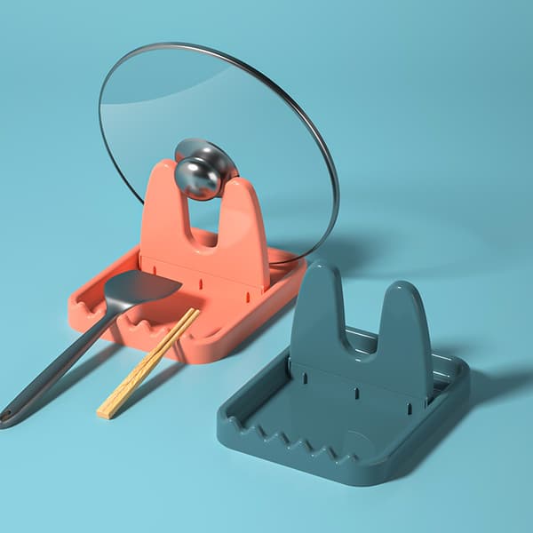 Multifunctional Lid and Spoon Holder, Kitchen Utensil