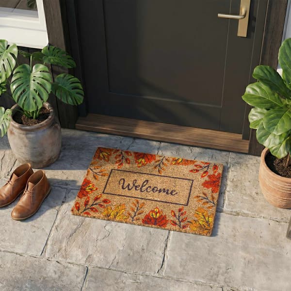 Coir Doormat, Non-Slip, 60x40 cm