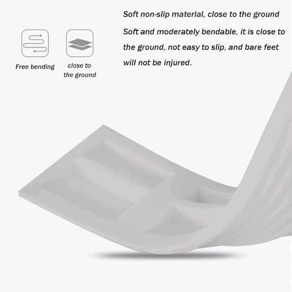 Robot Vacuum Cleaner Replacement Ramp, Threshold Ramp, Beige
