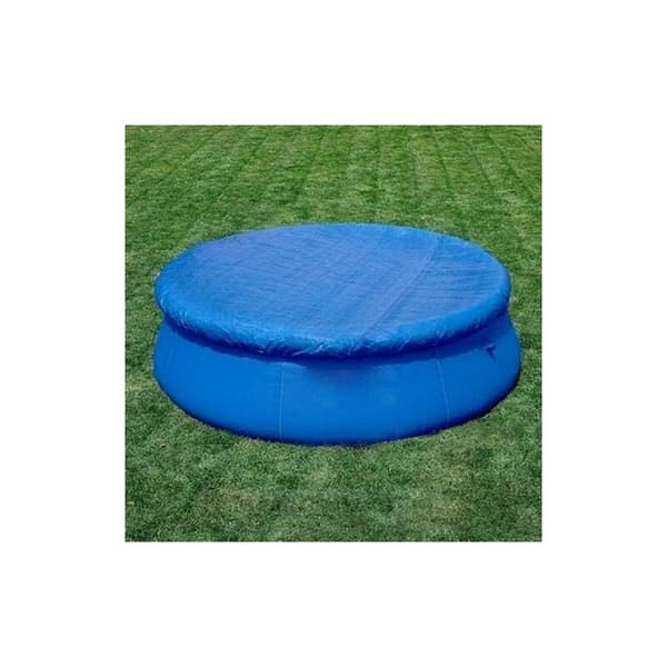 Diameter Pool Covers, Round Protective Pool Cover with Rope, Durable Dustproof Windproof Cover for Round Above Ground Pool 244
