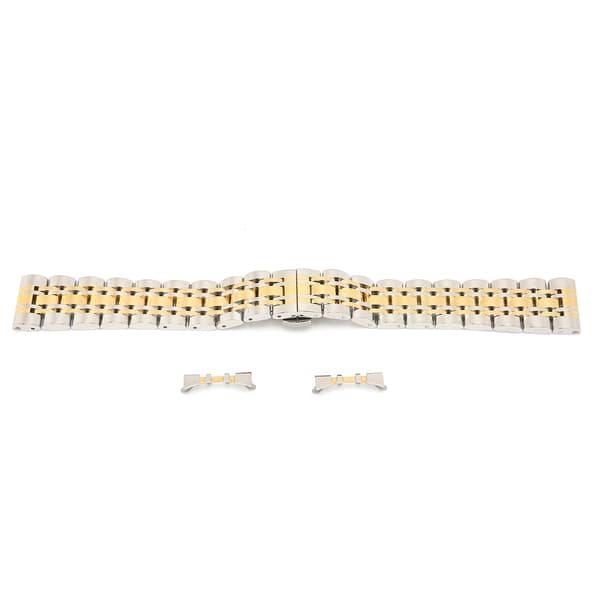 Eksklusivt og elegant urrem i rustfrit stål, erstatningsurrem, dele, tilbehør 21 mm / 0,83 tommer-FX-