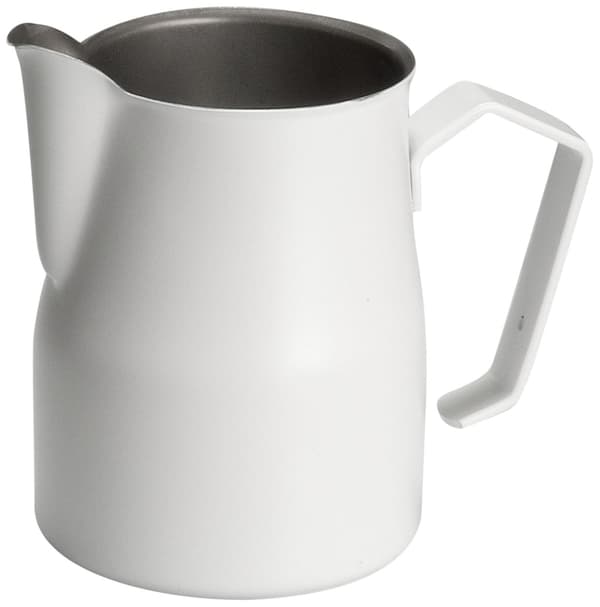 Mælkekande, professionel non-stick 350 ml, stål, hvid