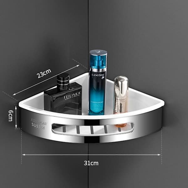 11657010000 Elegance Dusjhjørnekurv Krom/hvit