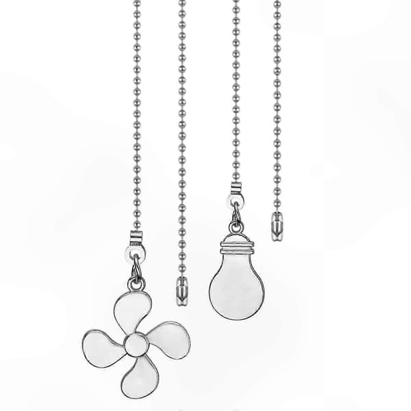 Ceiling Fan Pull Chain for Easy Access to Switches in Home Decor Silver Silver