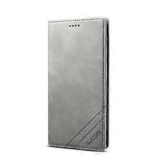 Læderetui til iPhone 6 / 6s (grå)