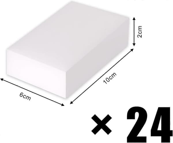 24 Sponges, Magic Sponge, Perfect For Removing Stains