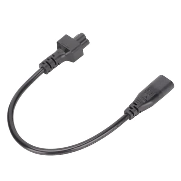 Universal strømadapterkabel - IEC320 C8 til C5, 3-benet kompatibel bærbar computer