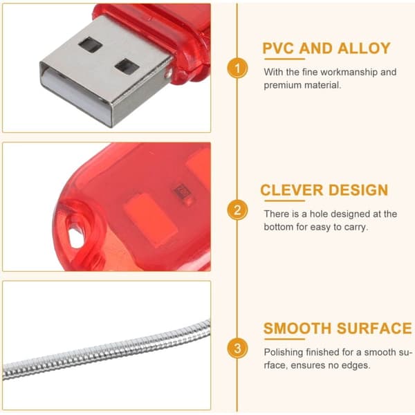 USB Night Light for Computer - Decorative USB Lamp, Pack of Small LED Lights for Mood Lighting