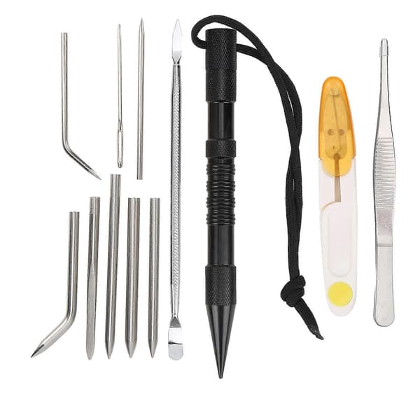 12-piece Aluminum Paracord Set - DIY Knitting Tool Kit