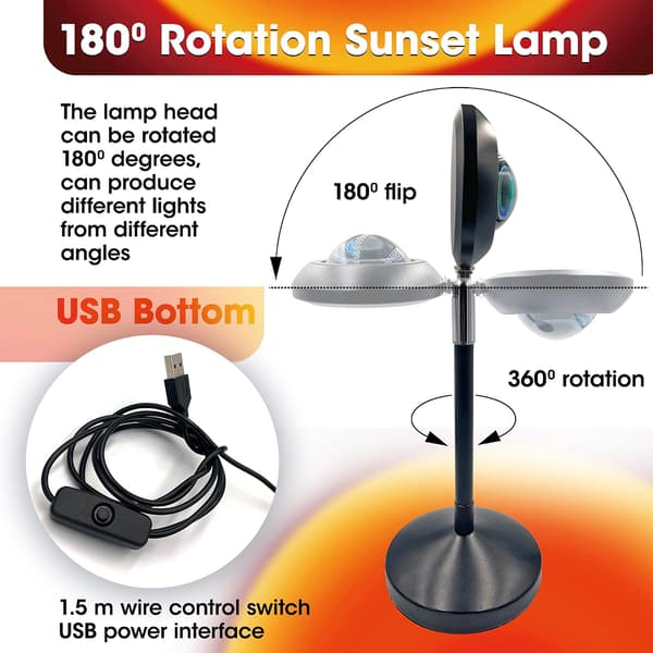 Sunset Light Projection - 16 Colors and 4 Light Moods Sunset Proj