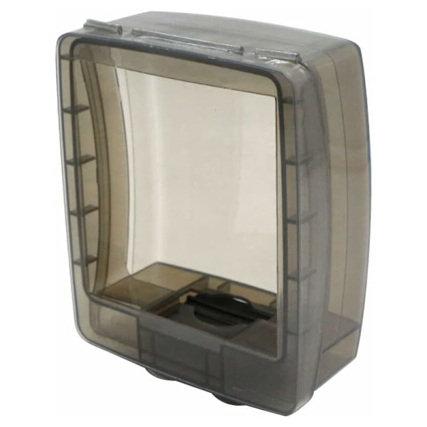 Waterproof Plastic Wall Switch Cover - Concealed Water Box Cover, Switch Box, Universal Splash-Proof Socket Accessories (Transparent)