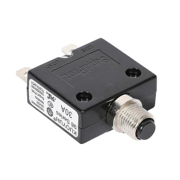 30A 125/250VAC 50VDC Termisk afbryder Termisk beskyttelse Kompatibel med generator