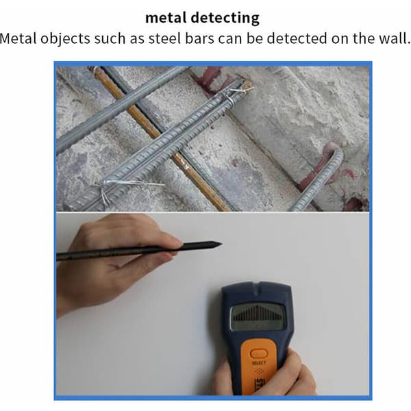 ST79 - Cable Detector, Wall Wire Depth Finder, Digital Metal Detector, Portable Wall Scanner