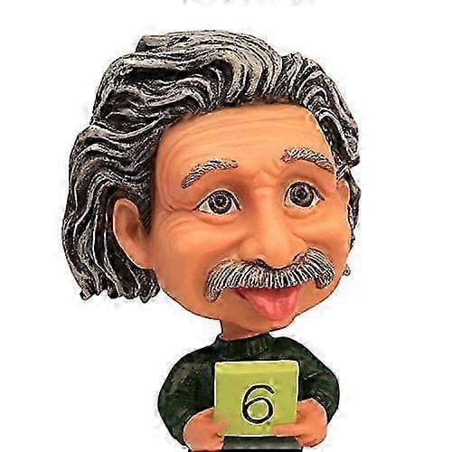 Einstein Bobblehead Samleobjekt Gave Albert Einstein Figur Skrivebordsdekorasjon med Særpreget Design og Beskyttende Emballasje