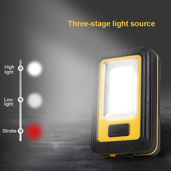Rechargeable LED Work Light Waterproof COB Work Lamp 3 Lighting Modes Portable Lamp for Car Repair Camping
