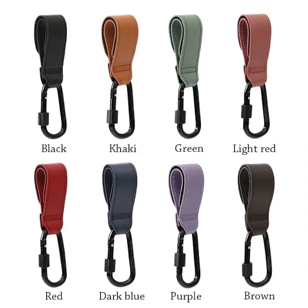 Stroller Hooks Hanging Hook BROWN Brown