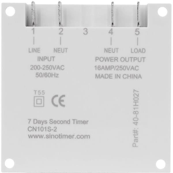 1 stk cn101a LCD Tidsafbryder 12V 110V 220V Tidsrelæ Gadebelysning Displaypanel Strømtimer (220V)