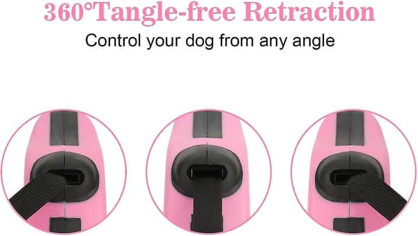 Retractable Dog Leash, Dog Walking Leash with Non-Slip Handle, Suitable for Small/Medium Dogs or Cats