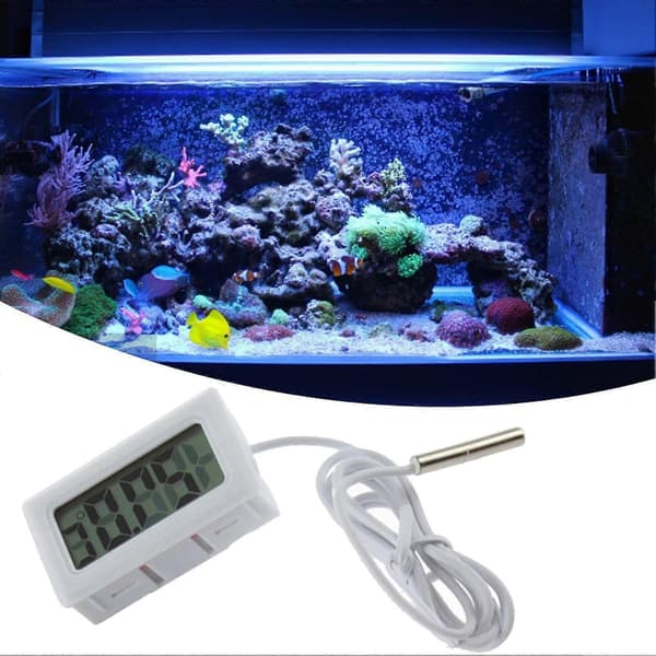 Fish Aquarium Water Refrigerator 2m Probe LCD Mini Digital Thermometer Temperature Tester