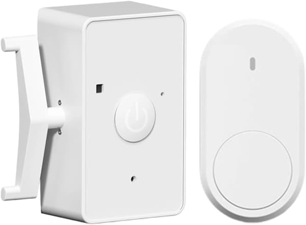 Automatic Push Button | Wireless Automatic Controller - Illuminated Push Button - Compatible with Bedroom, Garage, Wall, Dorm, Workplace, Appliances, Home