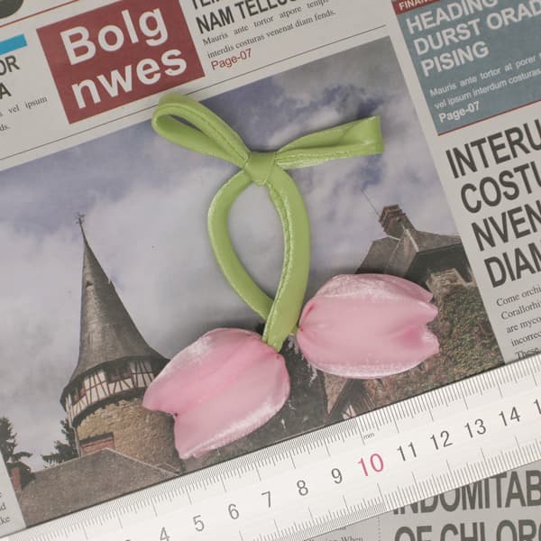 knopp tulipan blomst klær tilbehør hårnål hårbånd