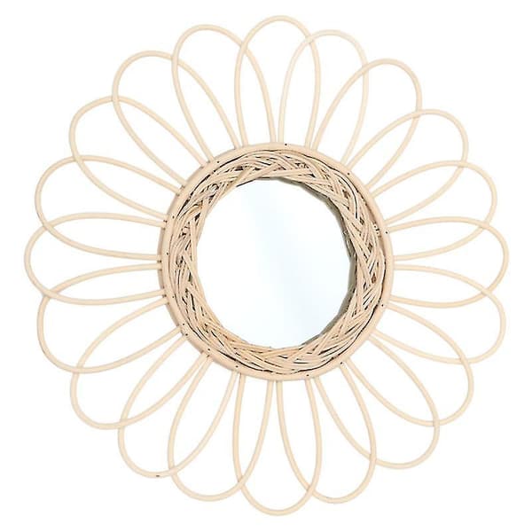 1 stk. Rattan Vevd Speil