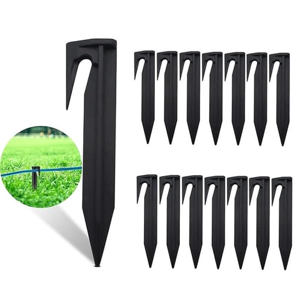 200-pack ground pegs for robotic lawnmowers, cable holders for boundary wire
